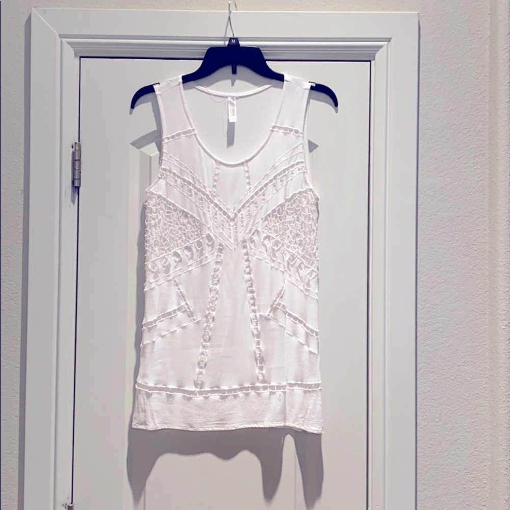 White tunic tank
